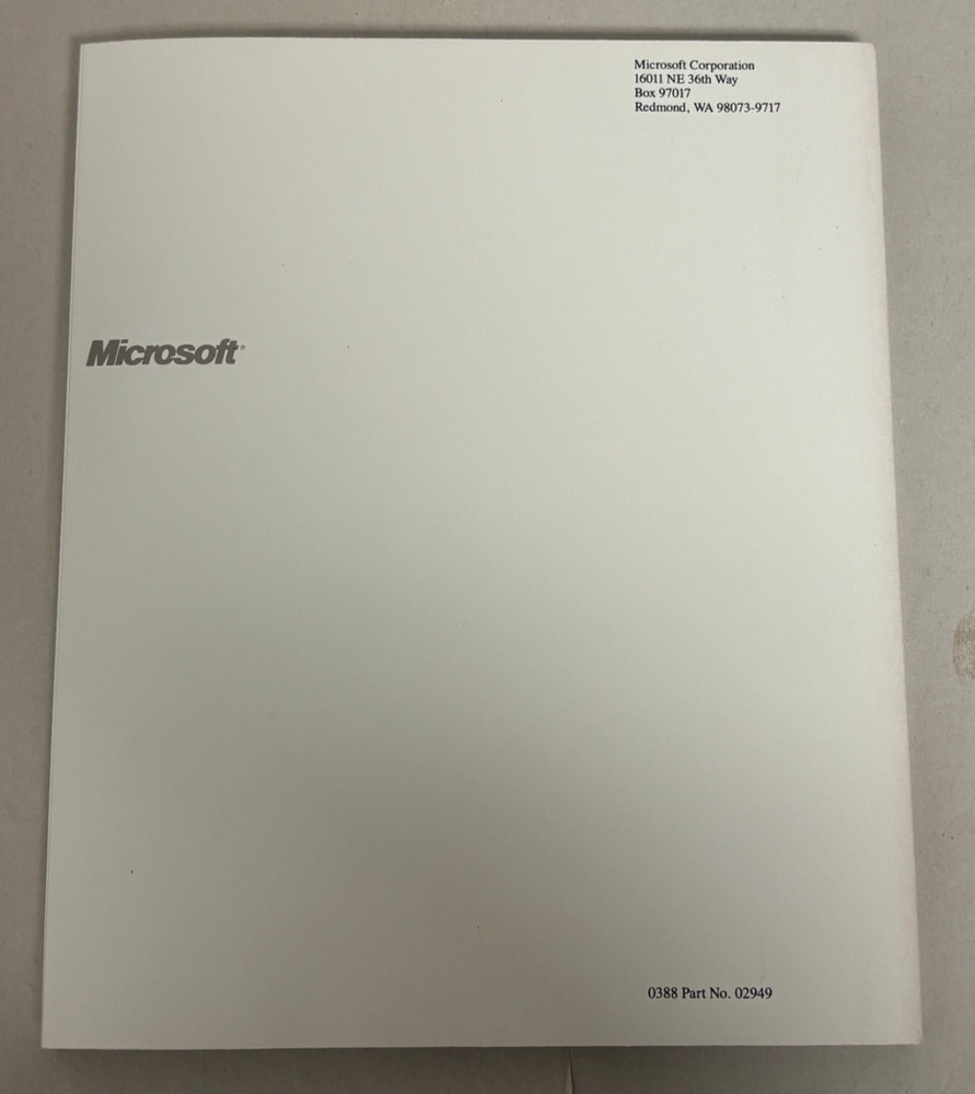 Microsoft Macro Assembler 5.1 OS/2 & MS-DOS Software 5.25" Disks