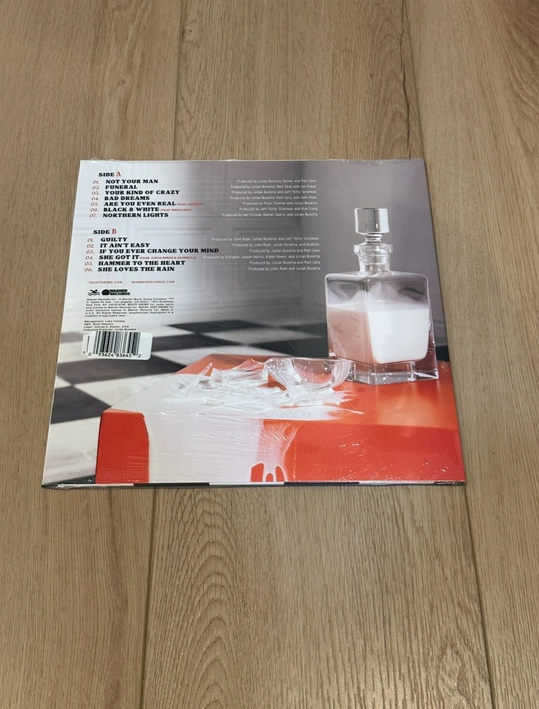 Teddy Swims-SIGNED I've Tried Everything But Therapy-Part 2-Orange Vinyl-SEALED