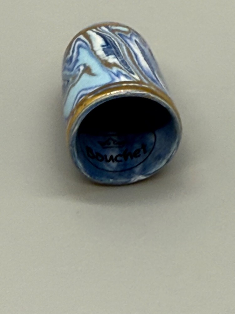 BOUCHET ORIGINAL AGATEWARE THIMBLES JERSEY BRITISH ISLES