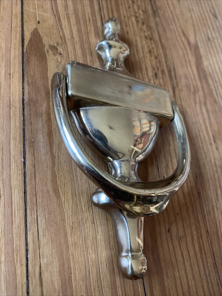 SOLID BRASS DOOR KNOCKER - BLANK NOT ENGRAVED