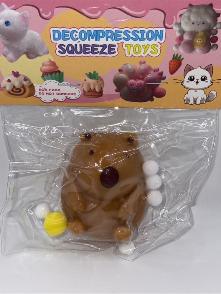 Capybara Squishy Decompression Squeeze Toy New