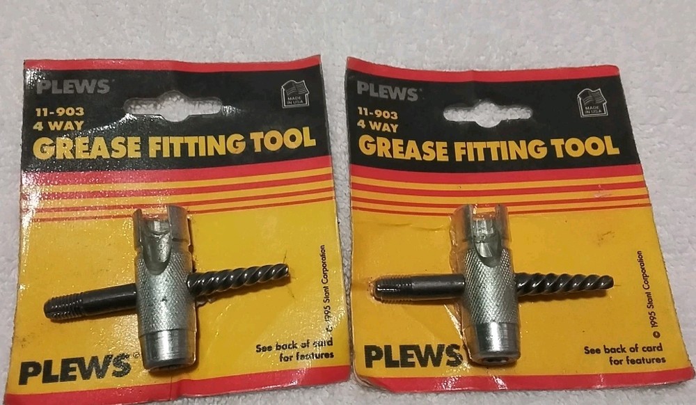 4pc GREASE FITTING TOOLS