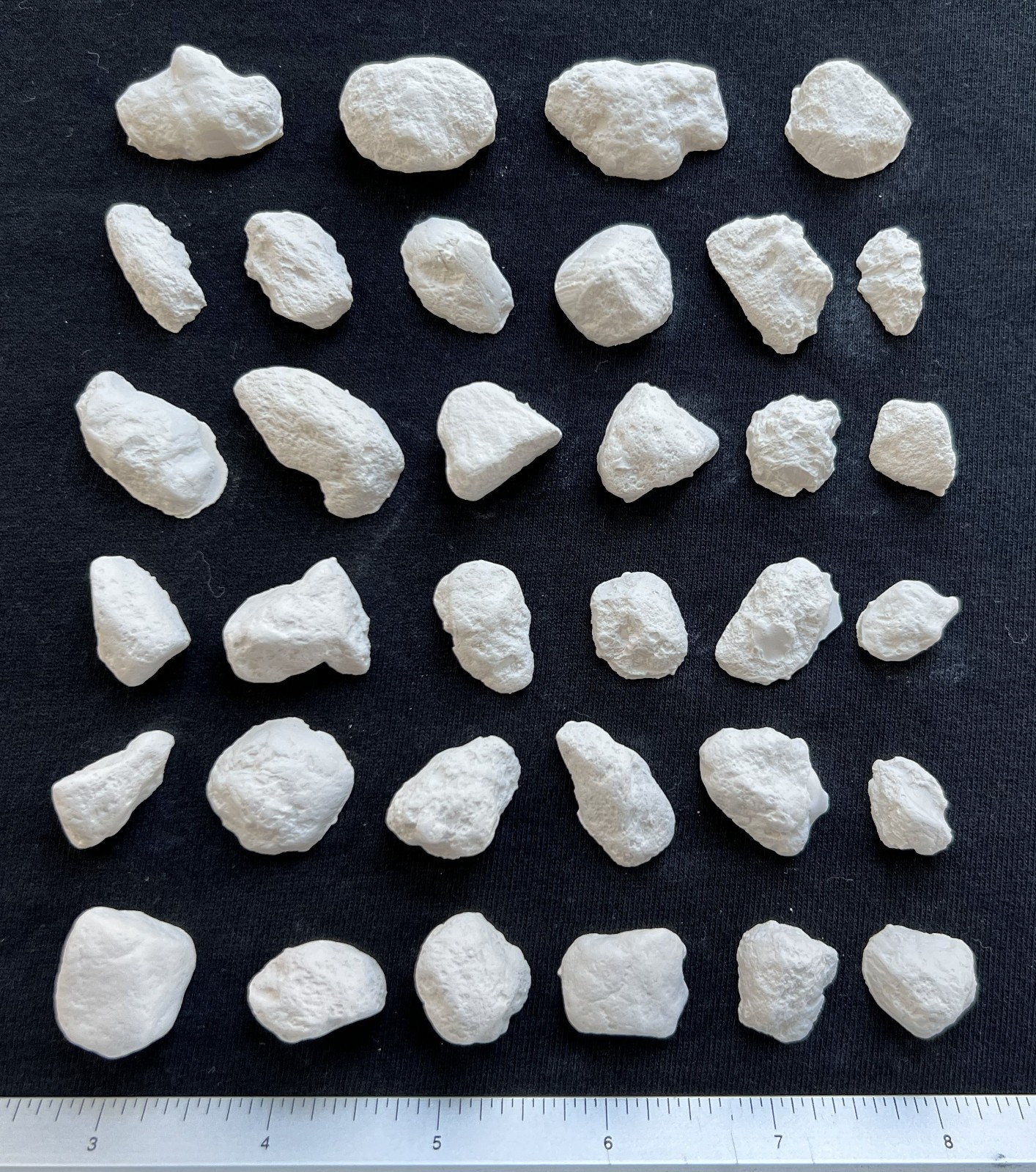 Set of 30 Ready-to-Paint Model Railroad Scenery Boulder/Rock Plaster Castings