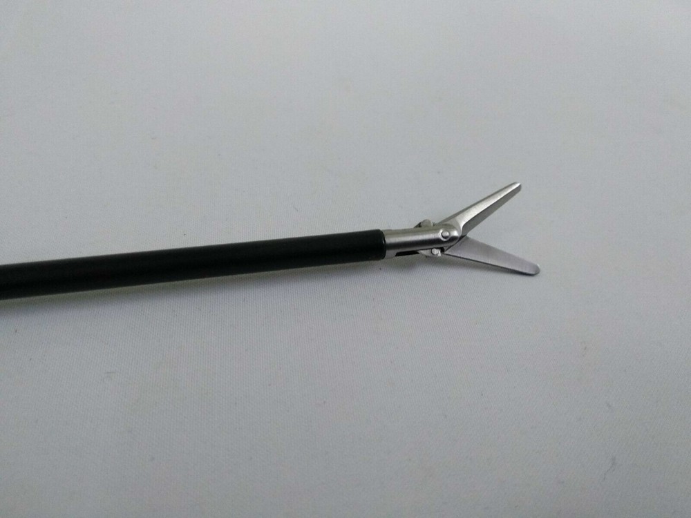 New Laparoscopic Straight Scissors Double Action Inserts Forceps Instruments 5mm