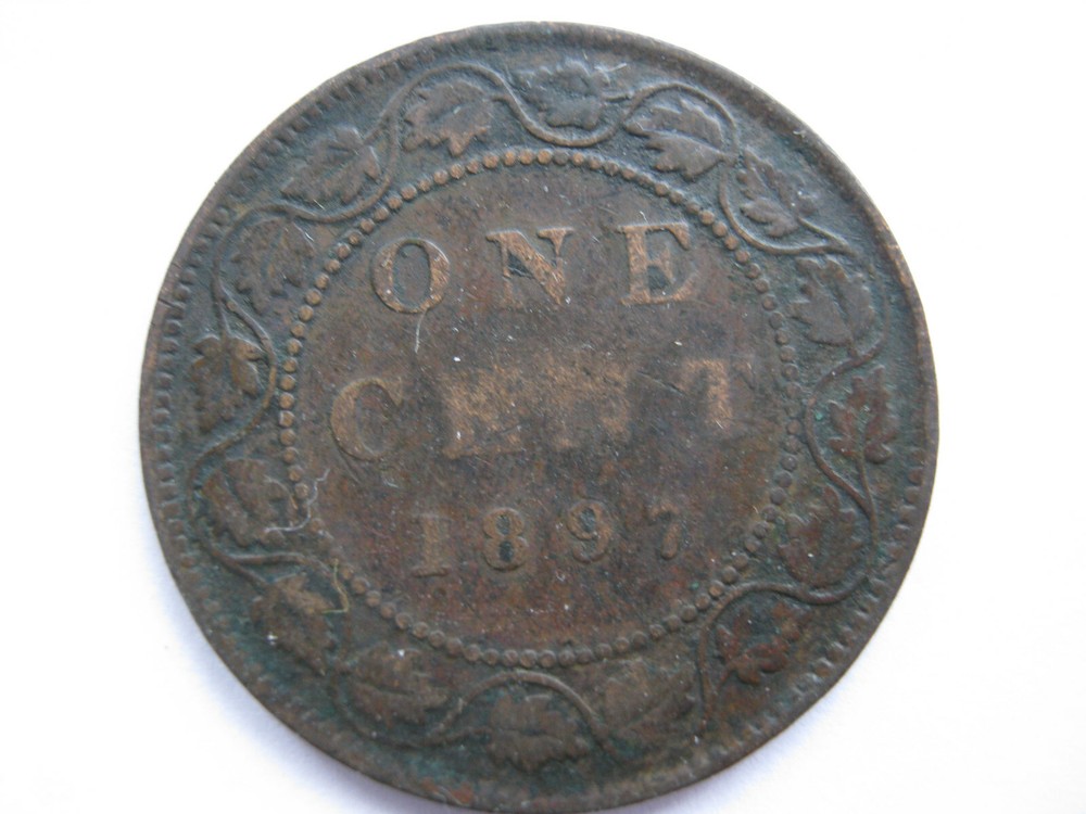 Canada 1897 bronze One Cent NF