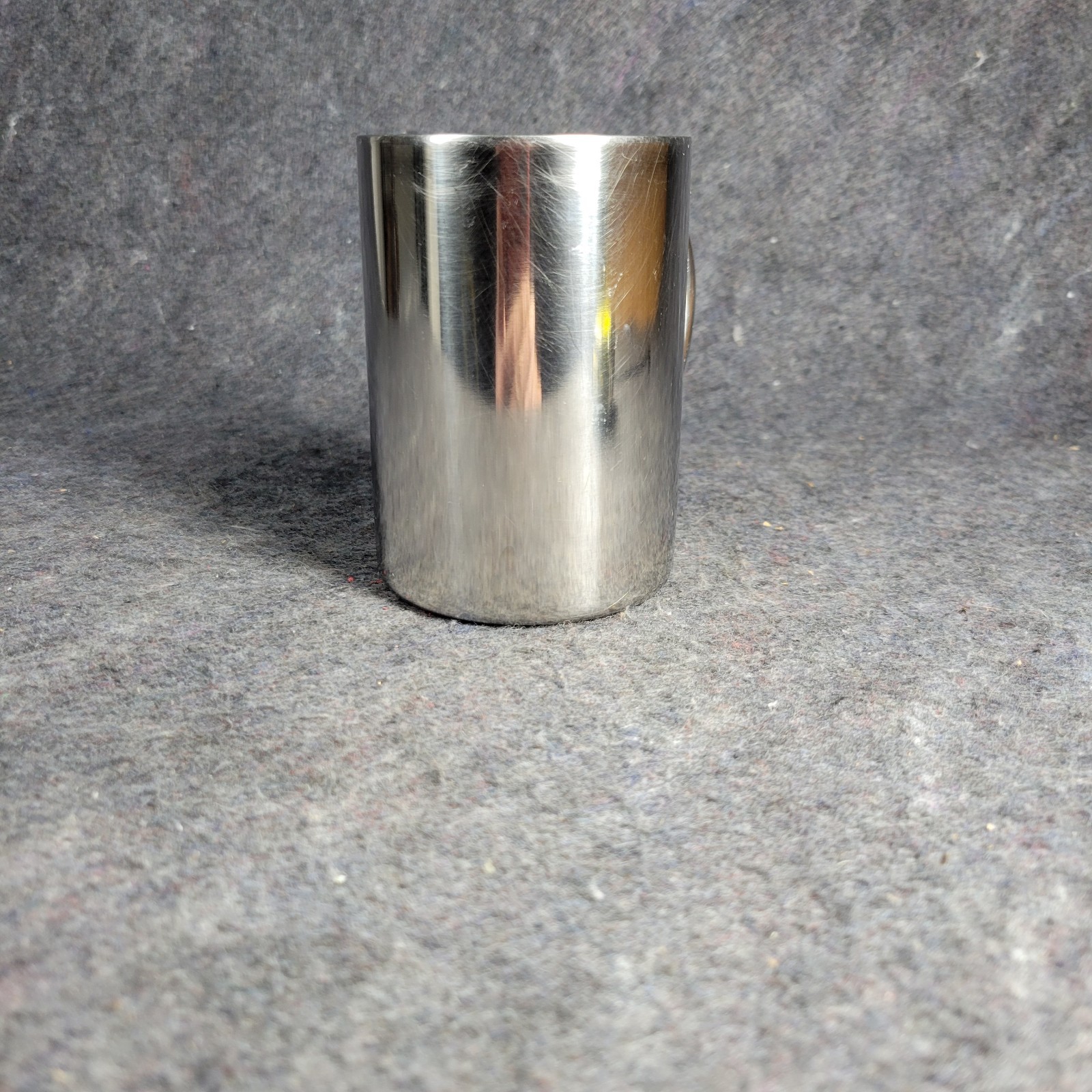 Ford Mustang 8 Oz Coffee Mug Stainless Steel 50 year Annv. 2.75"×3.87"