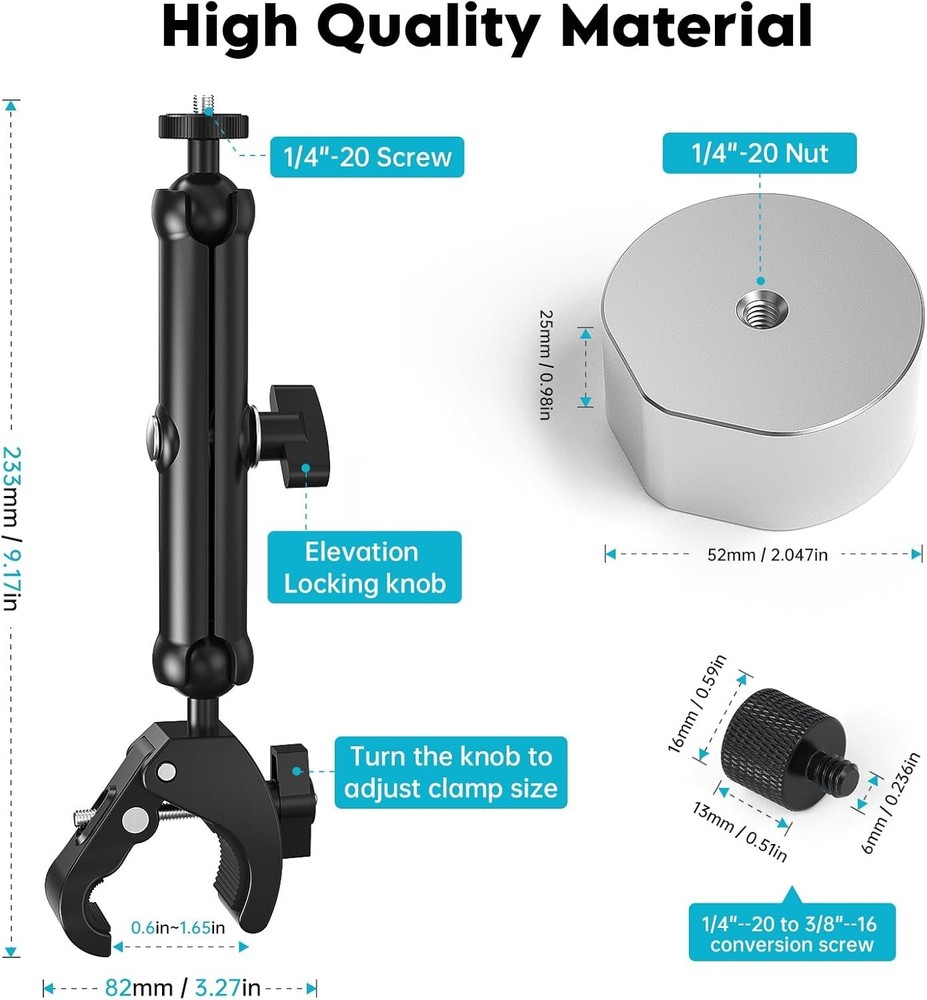 Adjustable Clamp for Starlink Mini