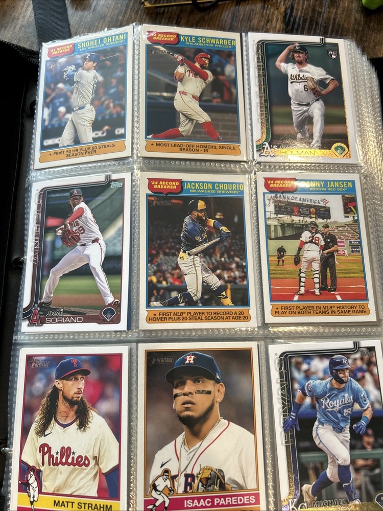 Card Binder With Cards Baseball 666