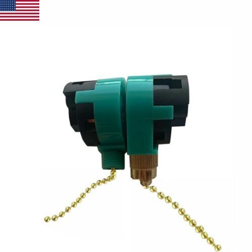 ZING EAR ZE-268S6 Pull Chain Switch 4 Wire 3 Speed Ceiling Fan Switch 6A 125V US