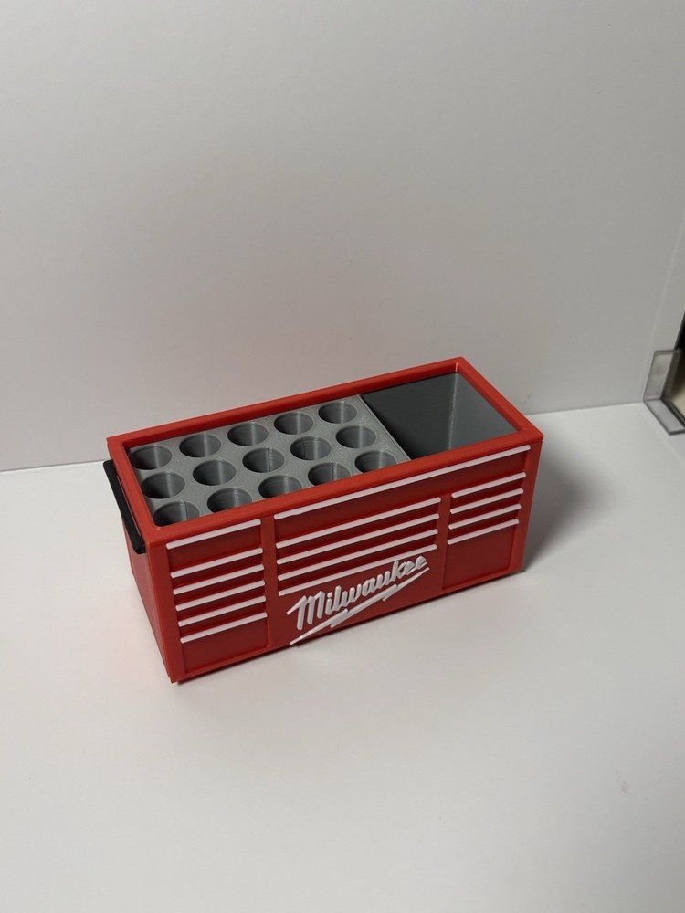 Milwaukee Pen Holdel Toolbox - 3D Printed