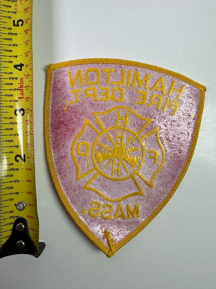 Hamilton Fire Massachusetts MA Patch M10
