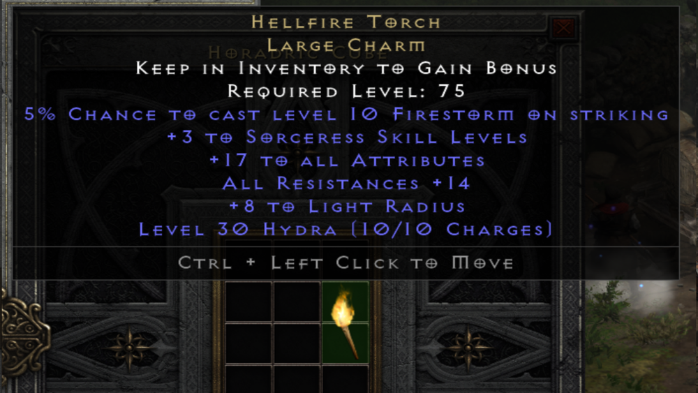 LADDER ✅ PC PS4 PS5 XBOX SWITCH ✅ HELLFIRE TORCH DIABLO 2 RESURRECTED ITEMS