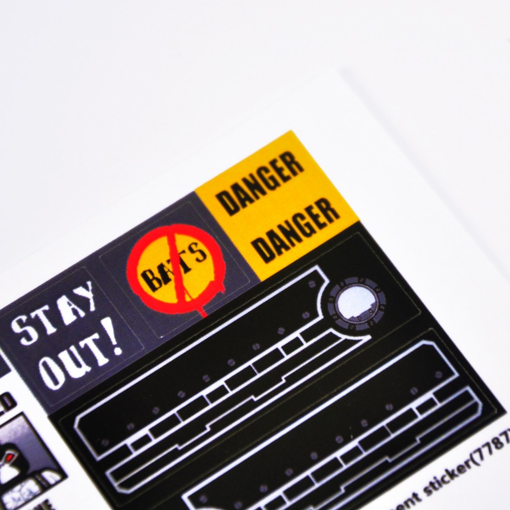 Replacement sticker Compatible with Set 7787, sticker only.