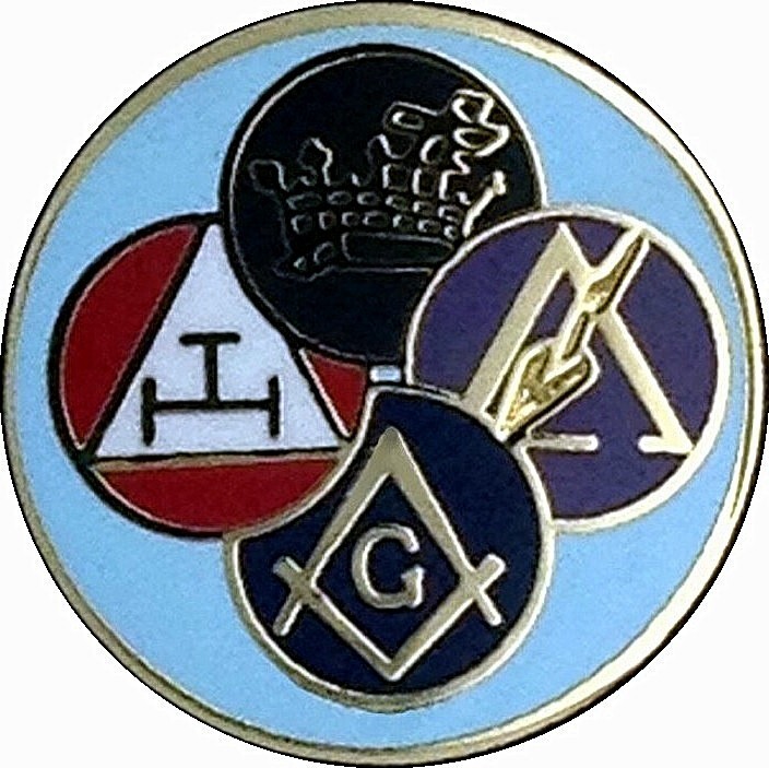 Masonic York Rite Lapel Pin