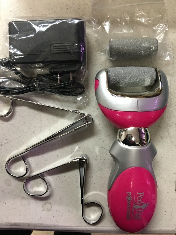 Ped egg power ball rechargeable calluses remover +extra Roller
