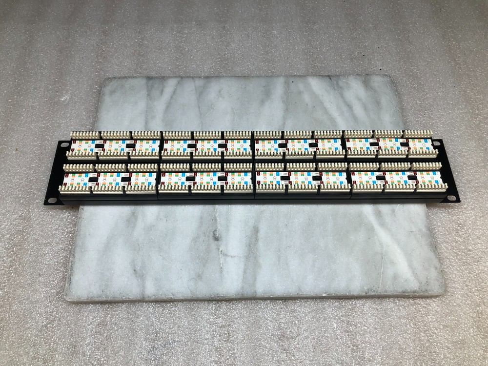 Tripp Lite Model:N052-048 Cat5e Patch Panel 568B-48 Ports OPEN BOX