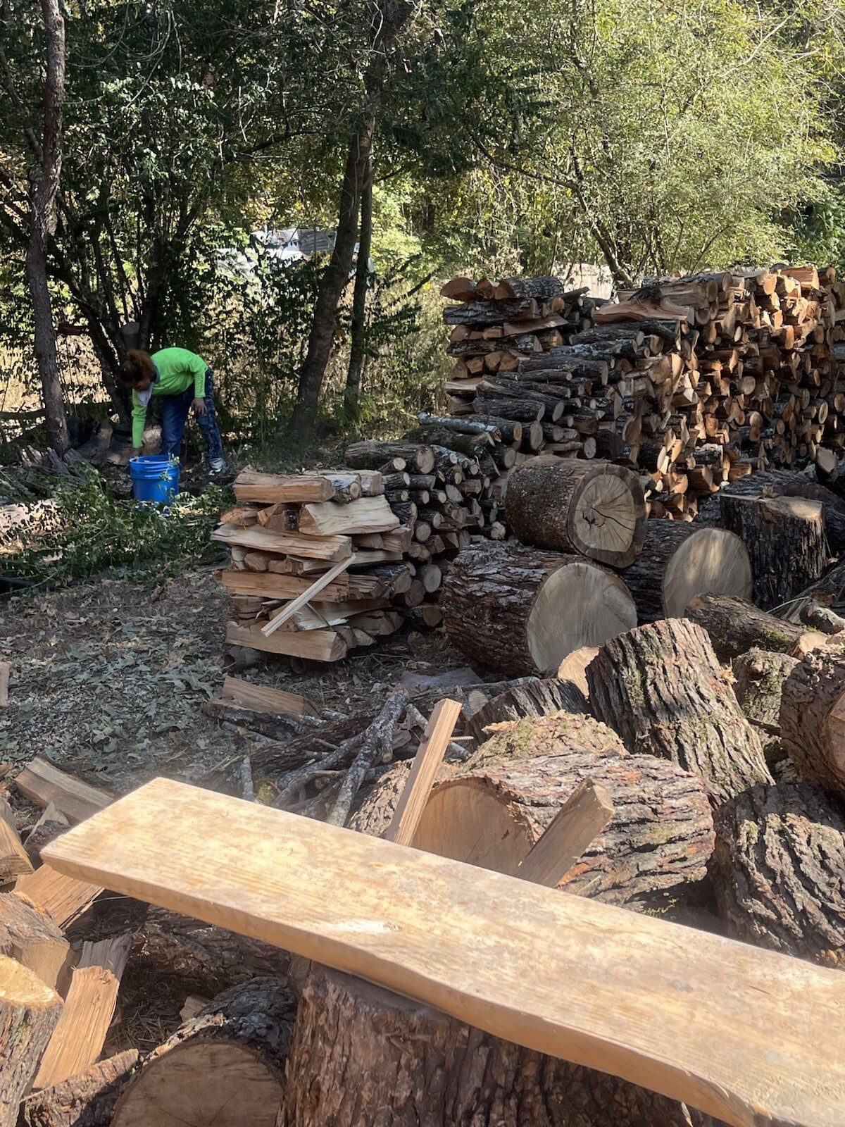 Red Oak, White Oak, And Hickory Firewood $150 Half Cord $300 Full Cord