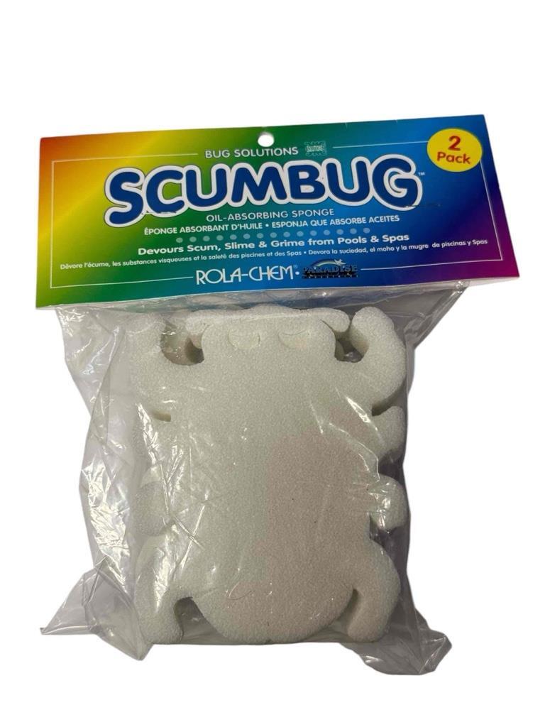 Paradise 2 Pack Bug Solutions Scumbug Oil Absorbing Sponges For Pools & Spas