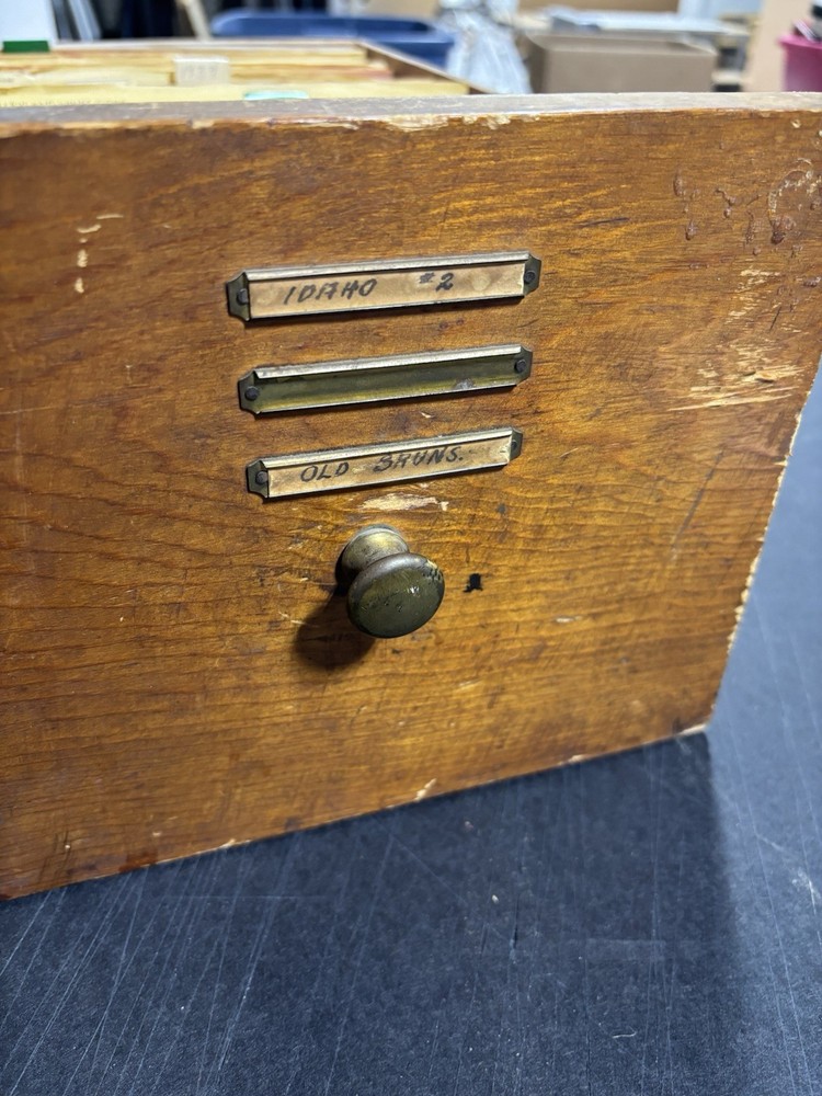 1920s 1940s Mining Papers Powder Box