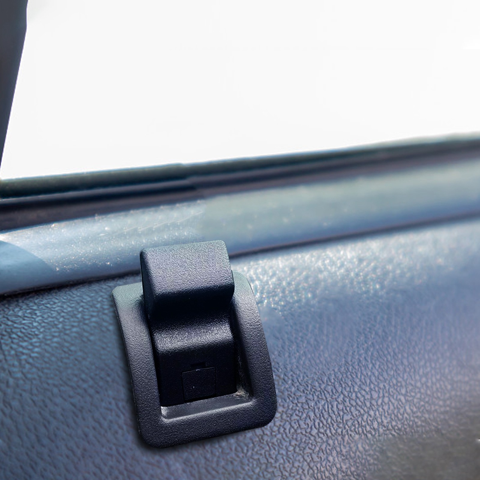 4PCS Door Lock Knobs Front/Rear Ebony For Chevy/GMC Silverado/Sierra 2007-2013