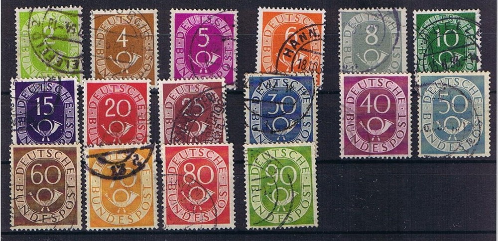 Bundle No 123 - 138 stamped