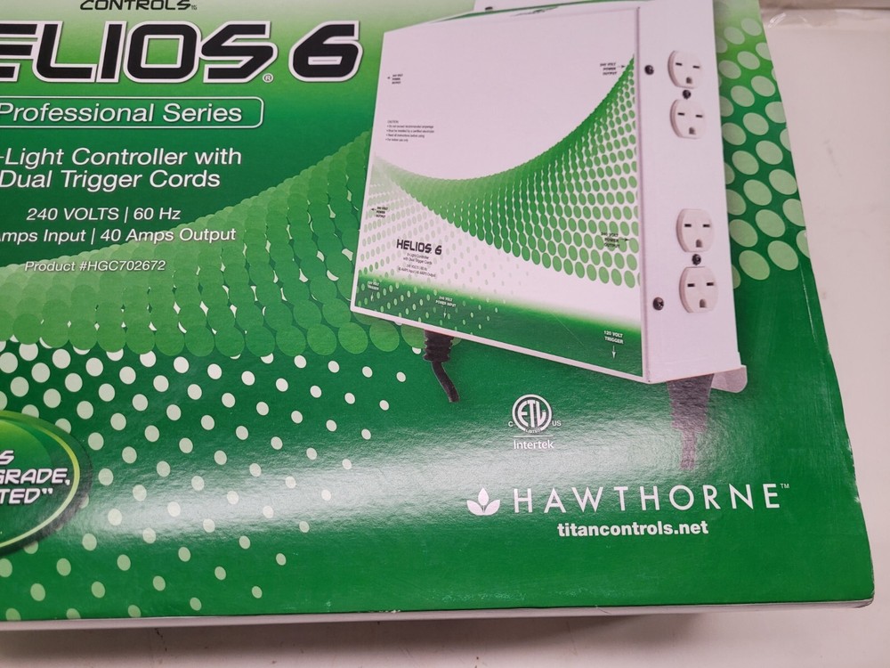 Titan Controls Helios 6 8 Light Controller with Dual Trigger Cords 240V