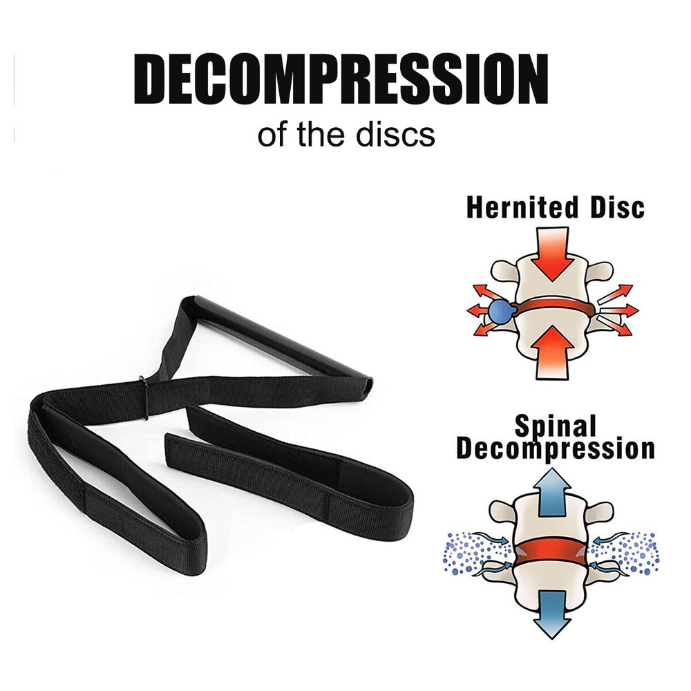 Comfortable Y-Shaped Spine Chiropractic Decompression Traction Tool Chin Strap.