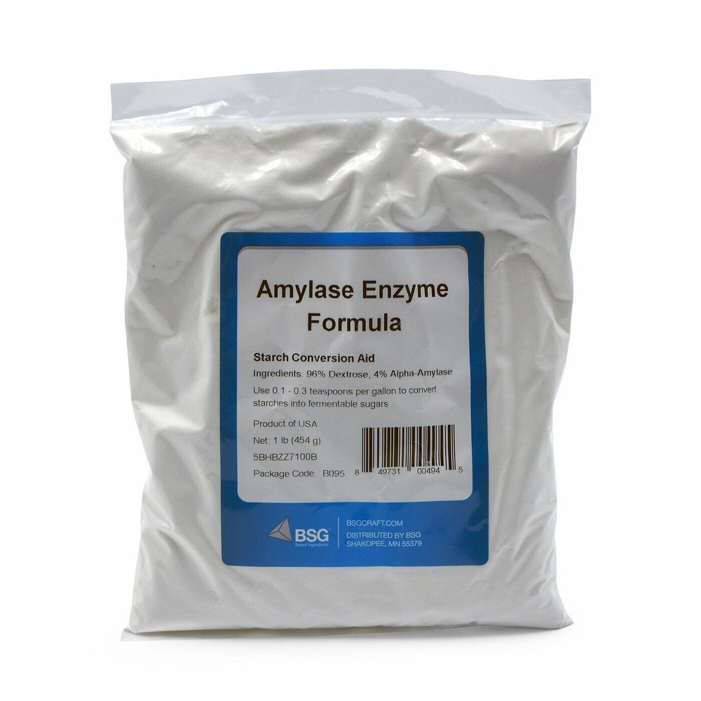 BSG Amylase Enzyme - 3 Sizes Available