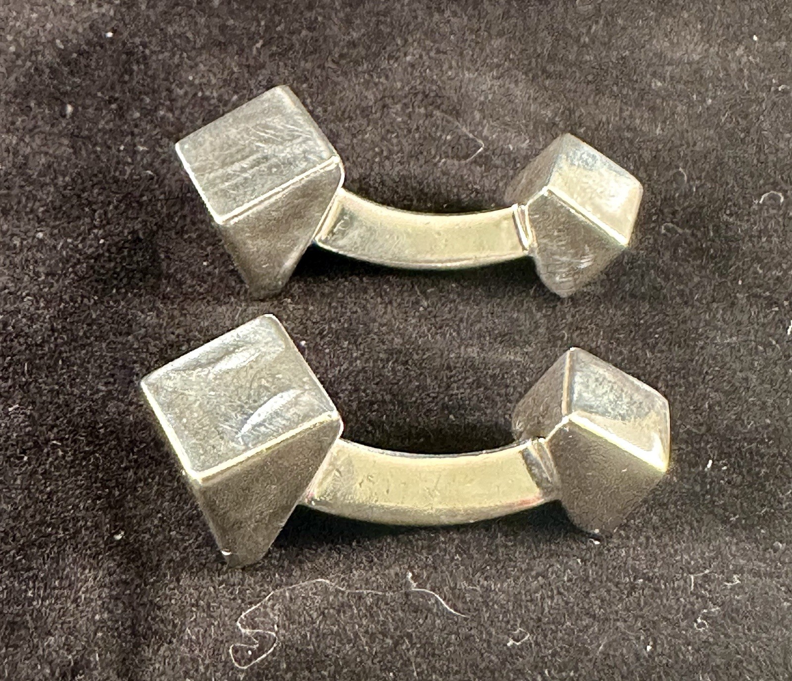 Tiffany & Co Frank Gehry Cube 925 Sterling Cufflinks 21.56g SELLER COLLECTION