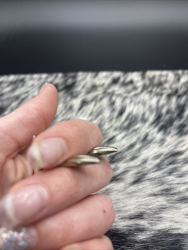 Stunning Silvertone Vintage Cuff Links #Q34