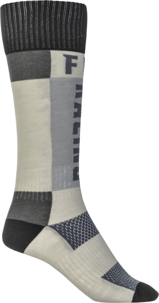 Fly Racing MX Thick Socks Gray/Black