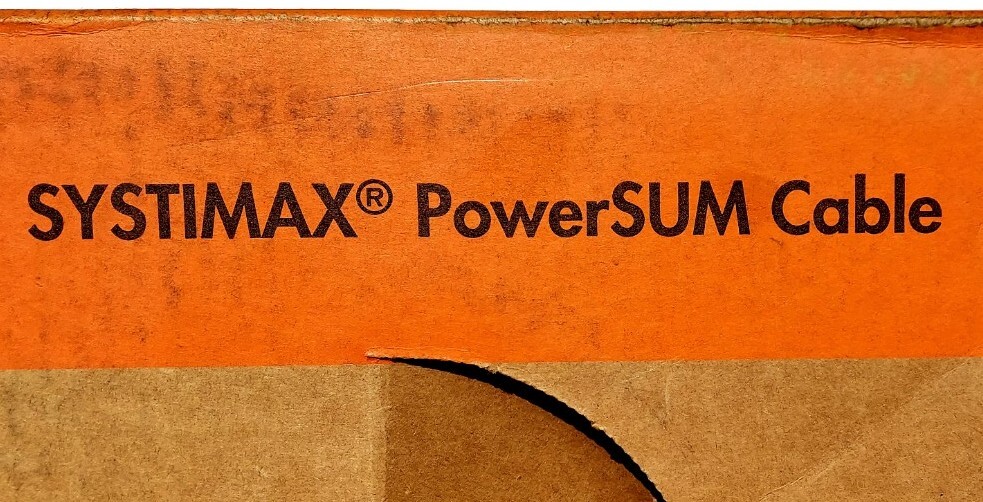 NEW! Commscope 1061C 4/24 U/UTP Systemax PowerSUM Communications Cable 346 ft