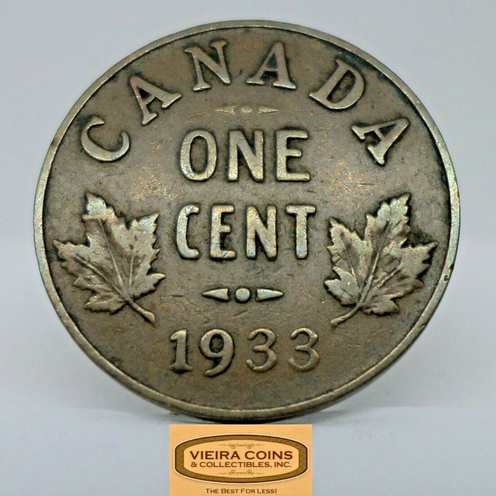1933 Canada One Cent, Free Shipping -  #C20844NQ