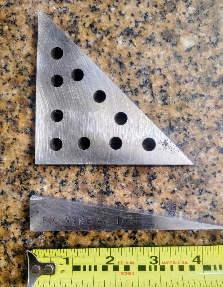 🗽TOOLMAKERS 10° & 45° SET UP BLOCKS