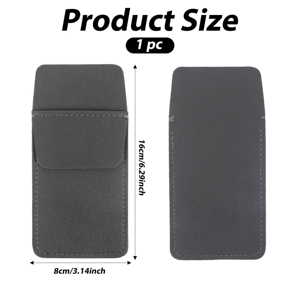 Pocket Protector, PU Leather Organizer, Protector Brown Black