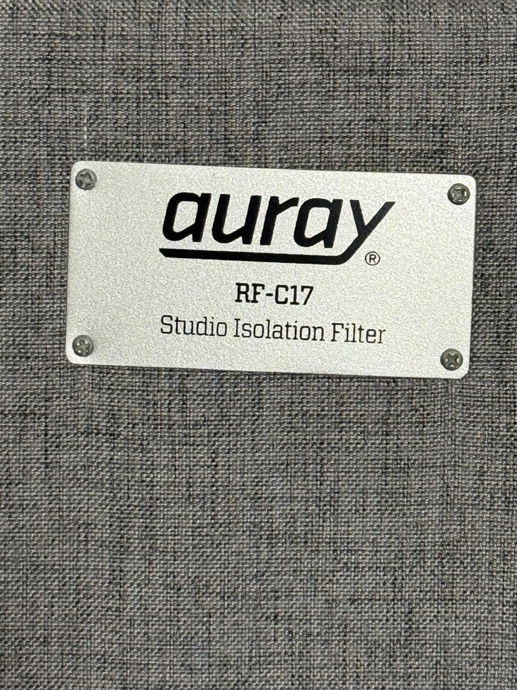 Auray RF-C17 Studio Isolation Filter RFMS-580 Reflection Filter Tripod Mic Stand