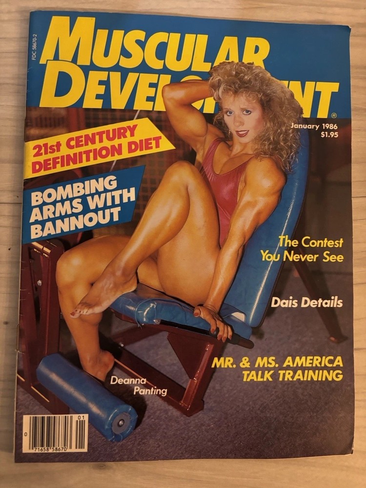 Muscular Development Bodybuilding Magazine January 1986