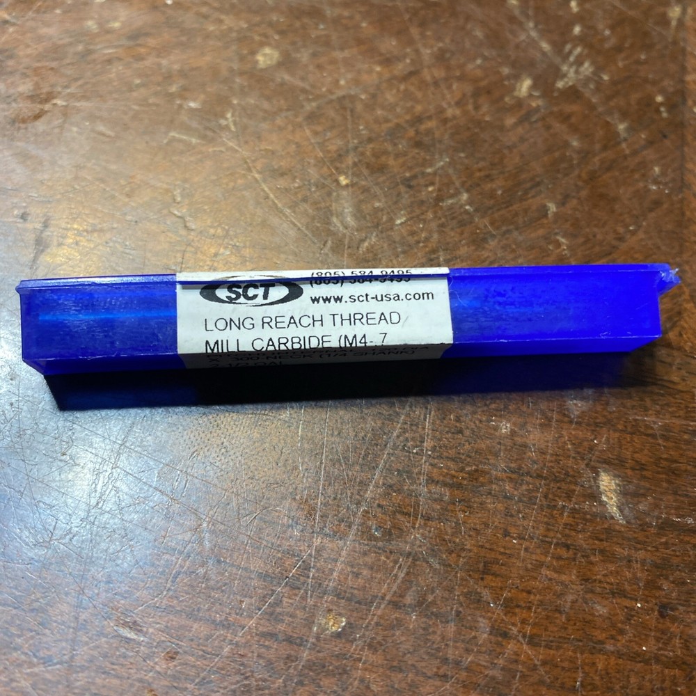 SCIENTIFIC CUTTING TOOLS TMLR4-.7MM Thread Mill,Spiral,Int,M4-0.7 (D6)