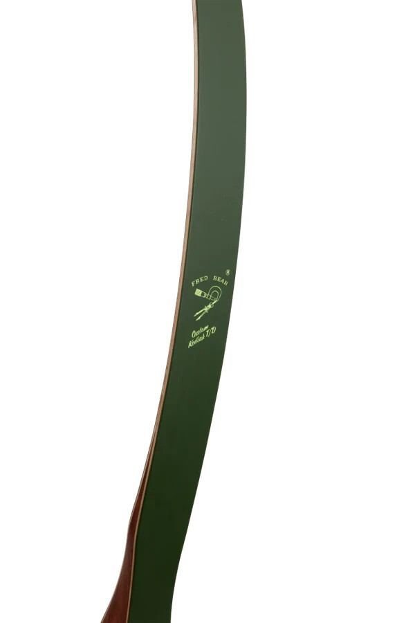 Fred Bear Take Down #3 Limbs Bubinga & Green Glass Limbs #40