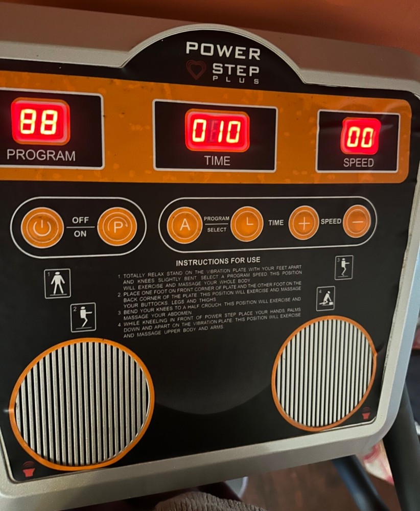 POWER STEP PLUS Whole Body Vibration Cellulite Reduce Exercise Platform Machine