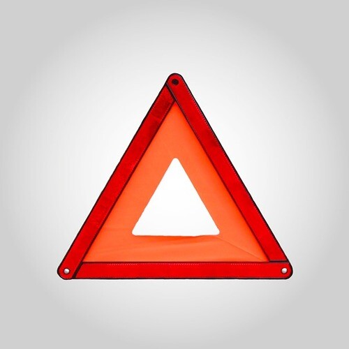 Car Warning Triangle Large Reflective Breakdown Safety Hazzard Road Emergency