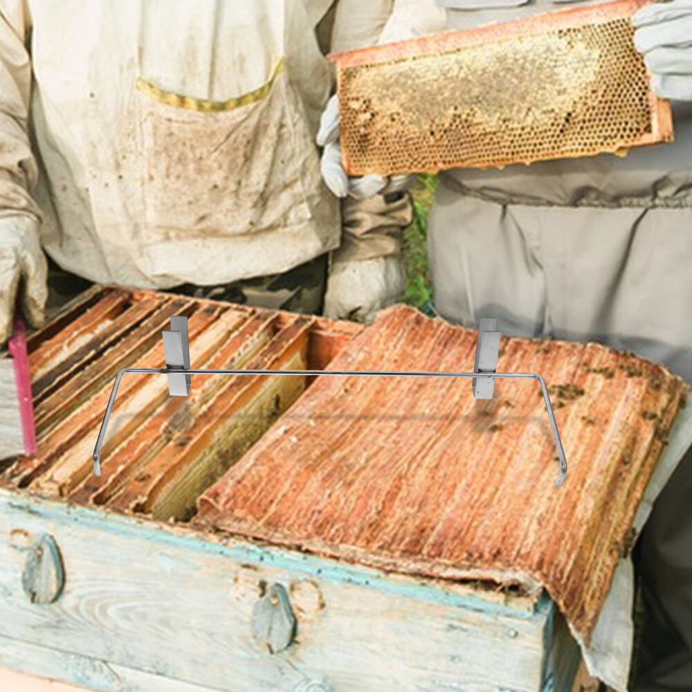 2pcs Beehive Frame Holder Stainless Steel Beekeeping Frame Support Bracket