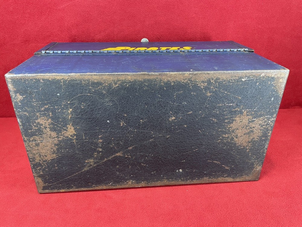 Vintage Cramer Tombstone Coffin Style Toolbox - Rusty Distressed