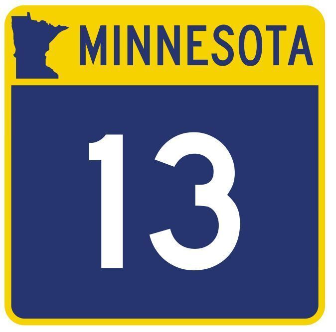 Minnesota State Highway 13 Sticker Decal