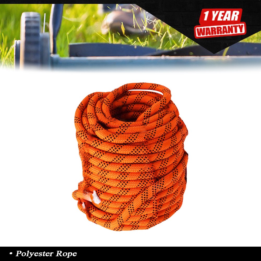 Polyester Arborist Rigging Rope 100 FT High Strength Rope 1/2 inch Double Braid