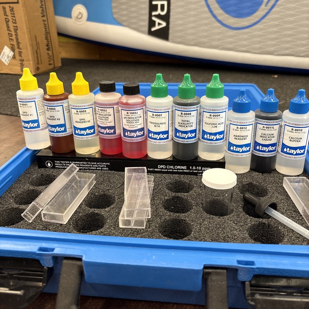 Used Taylor Professional Starter Slide Test Kit