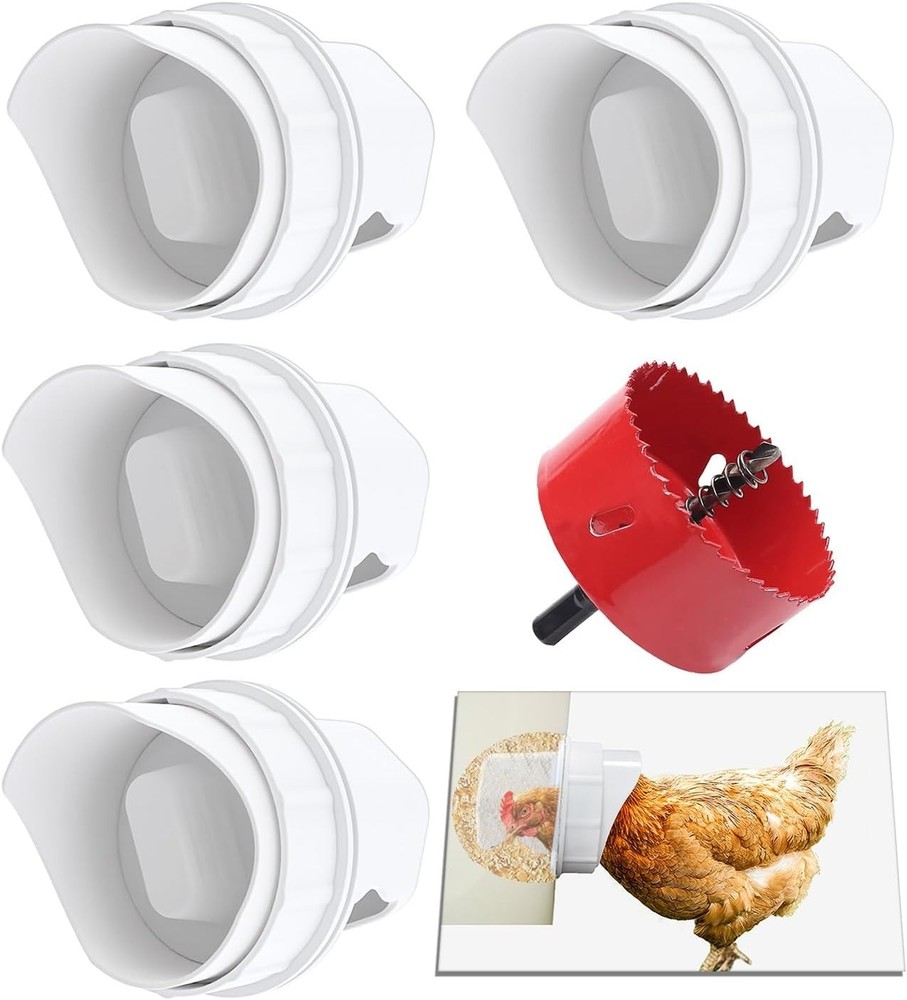 5-Gallon Gravity Feeder Kit for Chickens – Rainproof & Mess-Free Solution