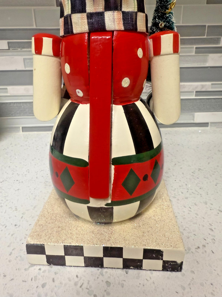 MacKenzie Childs Snowman Nutcracker
