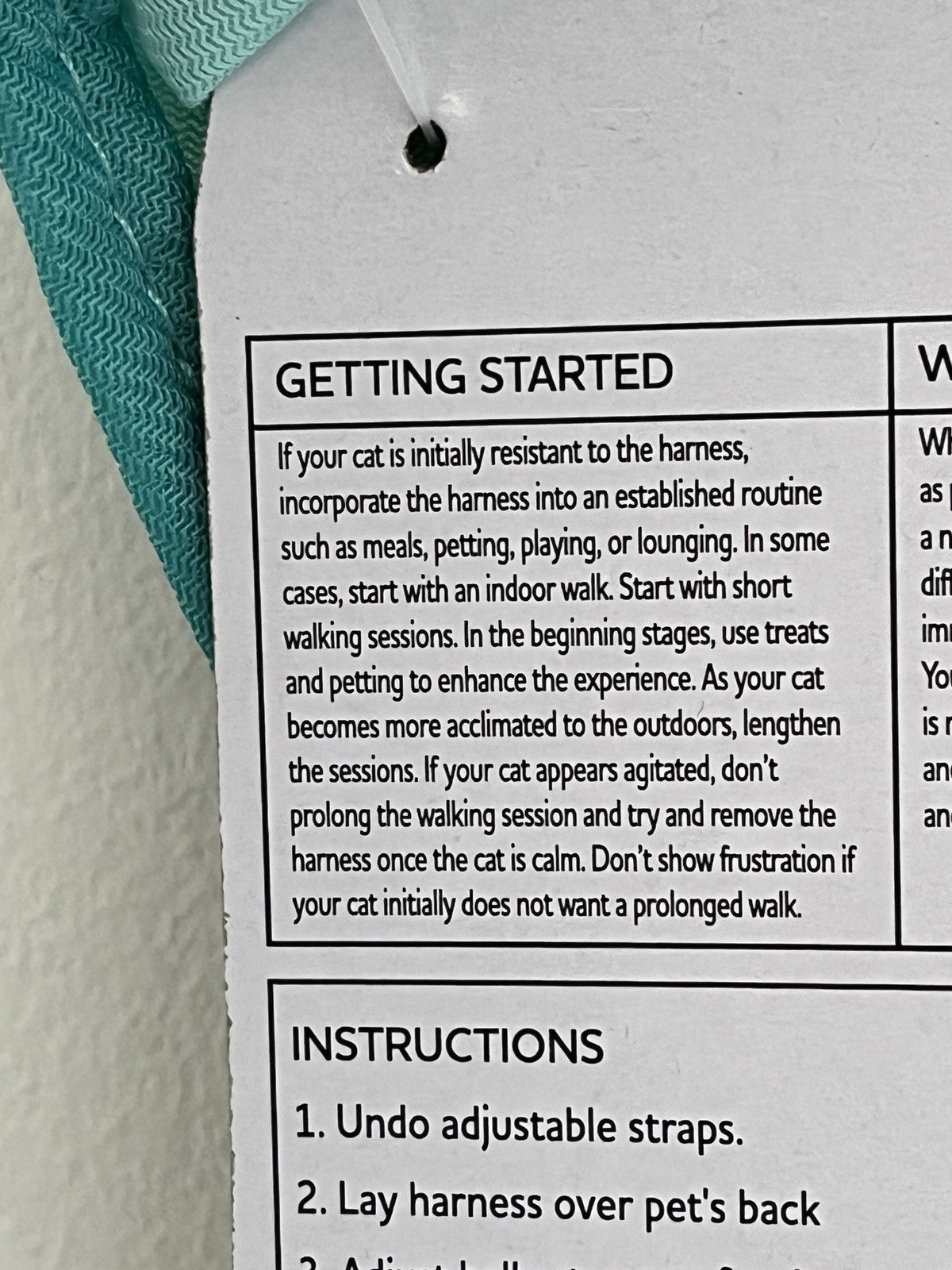 BLUE SUSHI DESIGN Vibrant Life Harness + Leash for Cats - One Size 5 - 10 lbs