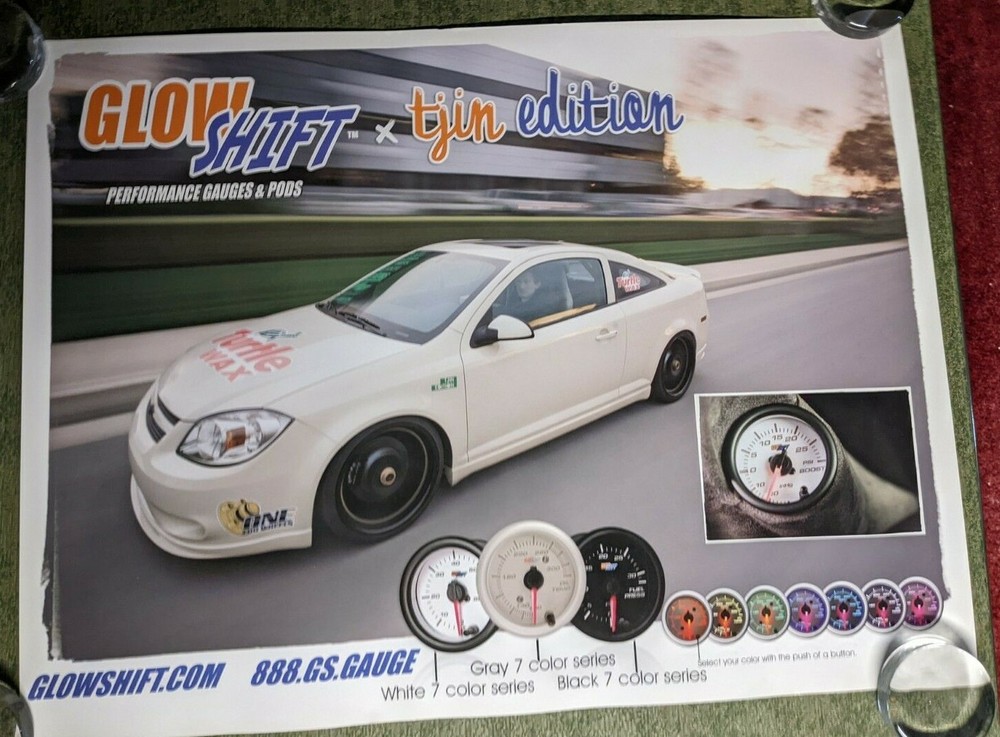 Glow Shift Tjin Edition GS Performance Gauge PODS Poster